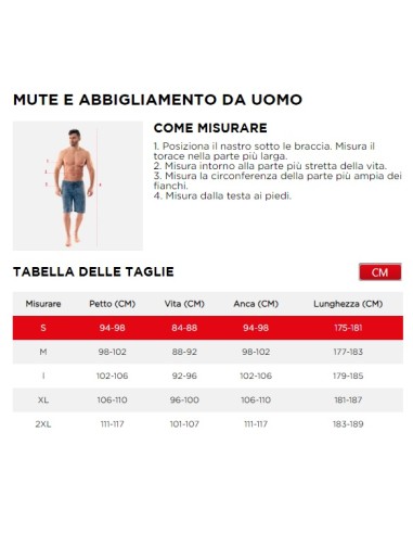 MUTA JOBE PERTH 3/2MM CON CERNIERA SUL PETTO GRIGIA - 303520004-S - 